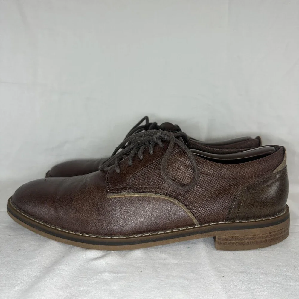 Parker & Sky Shoes Mens Size 7.5 Brown Oxford Dress Lace Up Derby KAYMIN 1075822